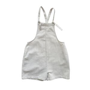 Rylee + Cru Linen Overall Shorts Size 8-9y